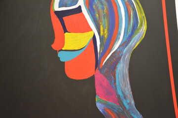 Abstract painting from artist Ali Kasap
