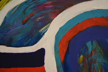 Abstract painting from artist Ali Kasap