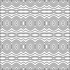 Abstract patterns.Abstract shapes from lines. Raster graphics for design. Black and white pattern.