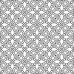 Abstract patterns.Abstract shapes from lines. Raster graphics for design. Black and white pattern.