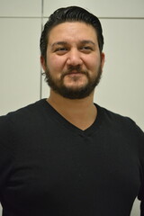 Obraz premium Portrait of a young man turkish / asian face
