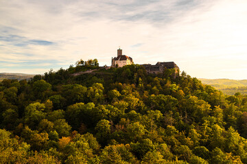 the famous wartburg castle in germany