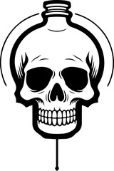 skull potion logo