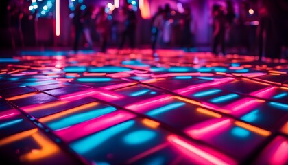 dance neon floor