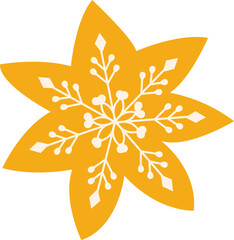 Cute, hand drawn Christmas gingerbread. 