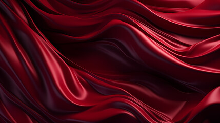 Obraz premium Bright abstract liquid red gradient. The image is wrinkle-free, highly detailed, with extremely smooth, glass-like textures and backdrop. Copy paste area for text