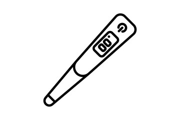 thermometer icon. icon related with energy and technological development . line icon style. Simple vector design editable