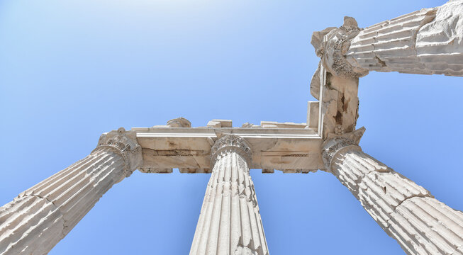Pergamum City Ruins from the Ancient Greek Period
