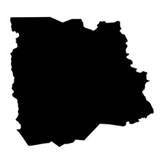 Obraz premium Sassandra Marahoue district map, administrative division of Ivory Coast. Vector illustration.