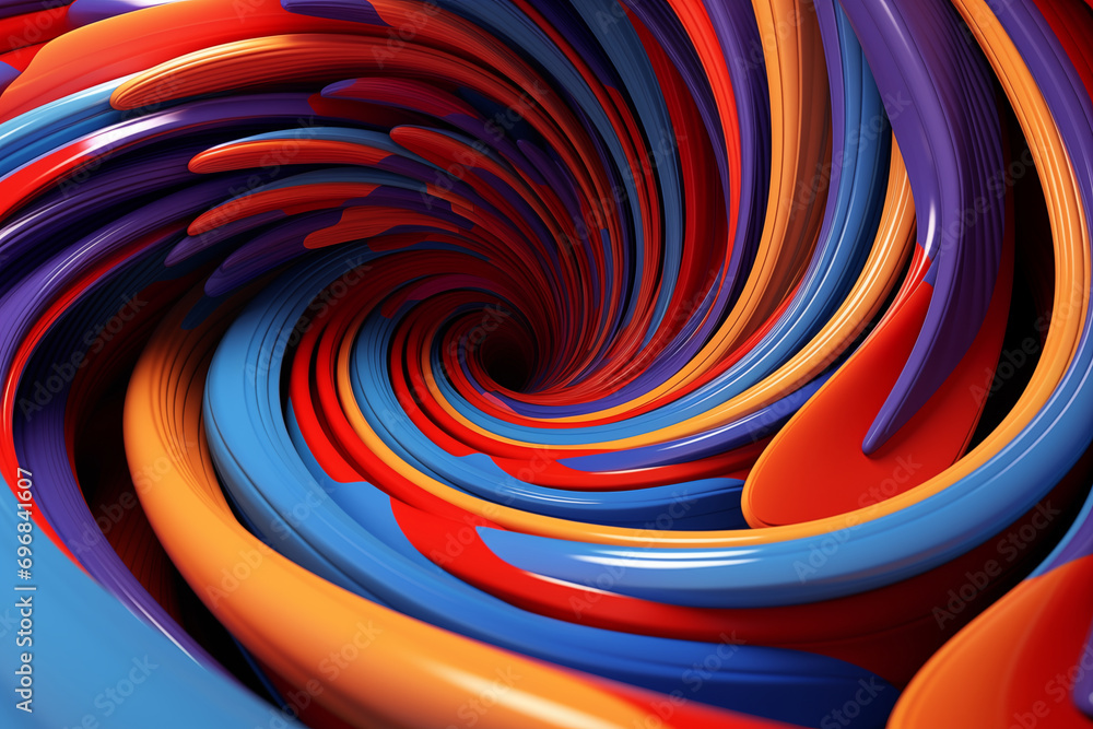 Fototapete Abstract background 3D renderingcolorful lines. computer graphics Contemporary design Decorative Art Digital Art Geometric Design modern art pattern design, spiral shapes symmetrical patterns