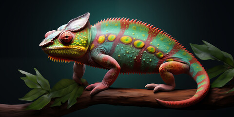 Chameleons are a family of reptiles such as chameleons. Use the scientific name Chamaeleonidae