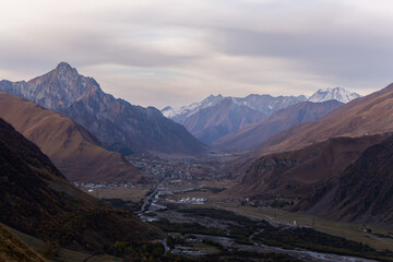 Fototapeta premium Mountain landscape in the Caucasus