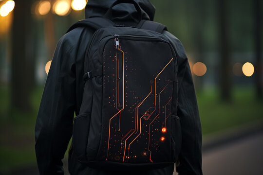 Backpack created from data sharing , conecpt