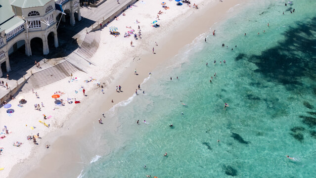 Cottesloe Beach in Western Australia on Summers day