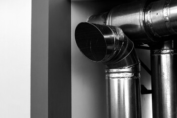 View of a ventilation pipe