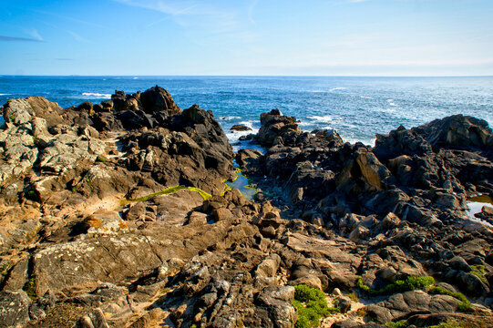 Sao Paio Beach in Labruge, Vila do Conde, Portugal