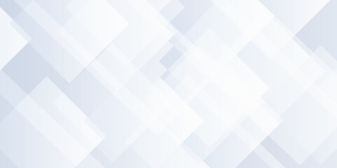 White and blue geometric minimal and square shape banner design. Abstract geometric minimal futuristic element concept. Design for brochure, banner, wallpaper, cover, flyer.