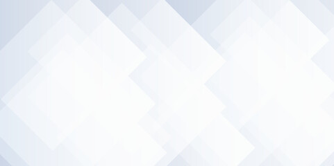 White and blue geometric minimal and square shape banner design. Abstract geometric minimal futuristic element concept. Design for brochure, banner, wallpaper, cover, flyer.