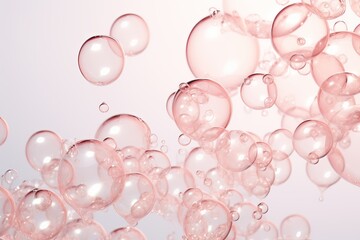 pink Water bubbles, Water Drops, Bubbles, 