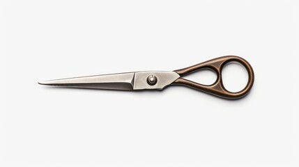 Obraz premium Vintage scissors on white background 