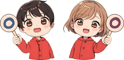 マルとバツの少年少女