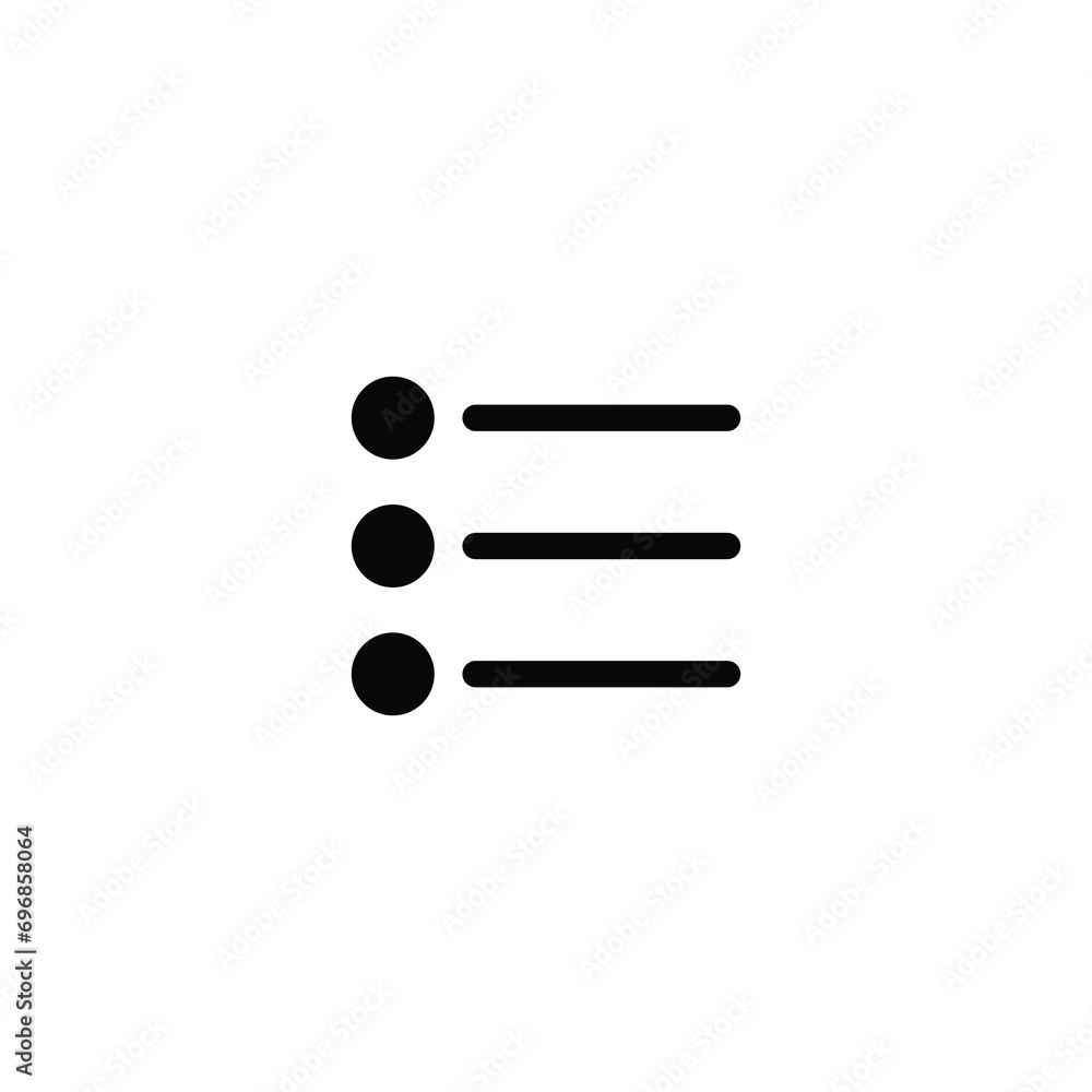 Poster menu icon, list vector icon for web site computer and mobile app