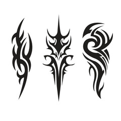 Tribal tatto vector art design