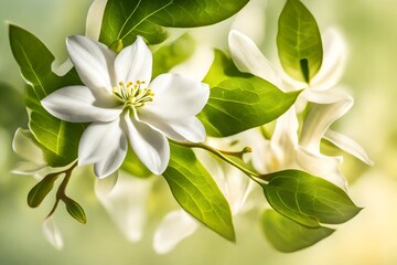 white flowers