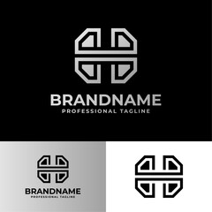 Fototapeta premium Initial H Diamond Logo, suitable for business related to Diamond and with H initial