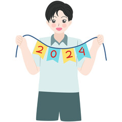 people celebrate new year