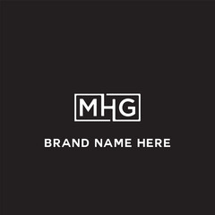 MHG logo. M H G design. White MHG letter. MHG, M H G letter logo design. Initial letter MHG linked circle uppercase monogram logo. M H G letter logo vector design. 