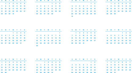 calendar for 2024 png - obrazy, fototapety, plakaty