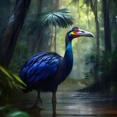 black crowned crane generative ai 