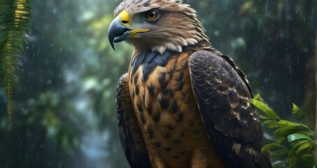 red tailed hawk generative ai 