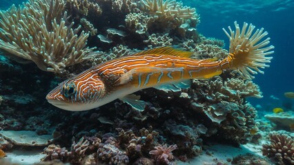 Fish and Creatures in the Ocean and Sea