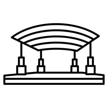 Roof Icon Element For Design