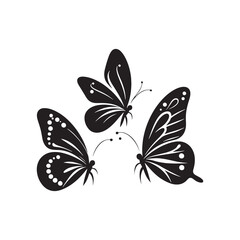 Fluttering Enigma: Butterfly Silhouette Reveals the Intricate Mysteries of Nature in Captivating Shadows
