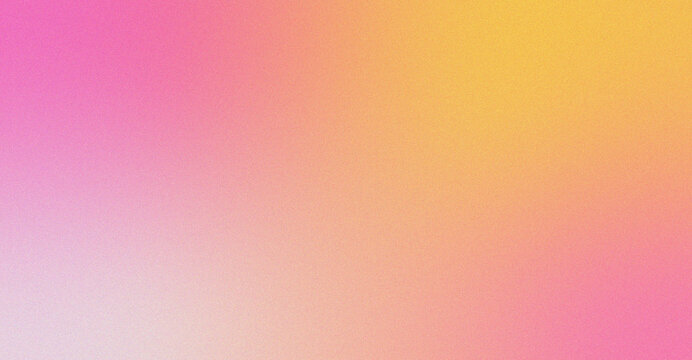 Pink and  yellow gradient trendy blur background , chroma grainy noise gradient, colourful background, liquid chameleon effect, y2k style, light glow noise gradient banner 