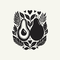 Saint Valentine's day hand drawn trendy vector illustration. Love card design. Cute doodle romantic. Romantic poster, greeting banner, trendy t-shirt print