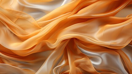 Obraz premium A mesmerizing display of delicate silk threads intricately woven into a luxurious fabric, evoking feelings of elegance and sophistication