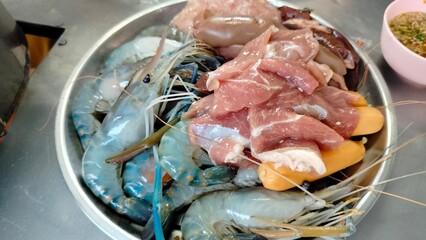 washing machine in the kitchen