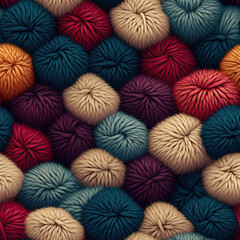 Fototapeta na wymiar Seamless fluffy shaggy texture pattern background