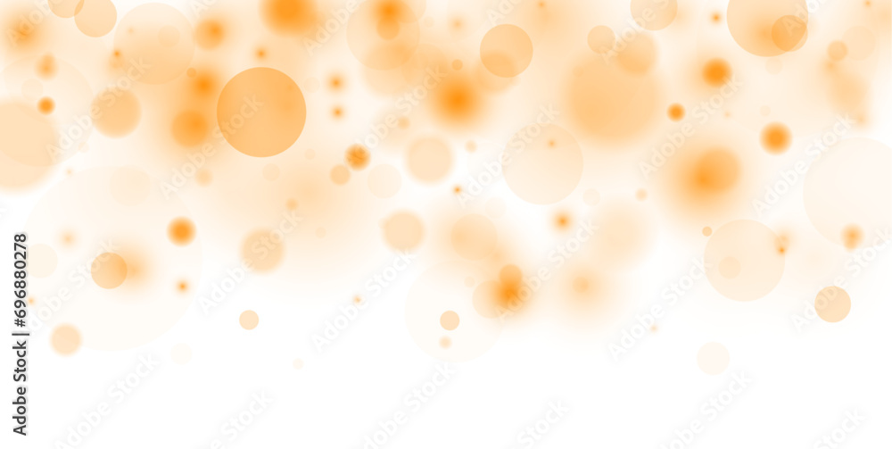 Poster soft blurred bokeh and lights isolated on png background. abstract christmas glow light texture. vec
