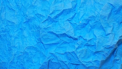 blue texture, crumpled texture of blue paper background