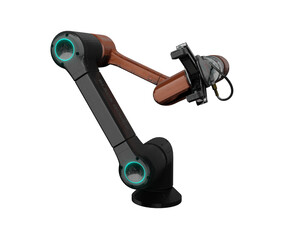 3d rendering robotic arm, advanced technology
