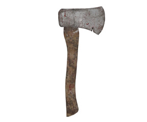 3d rendering ancient viking ax