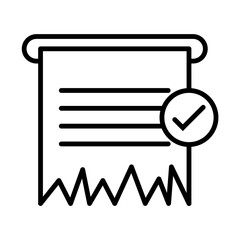 Receipt icon design