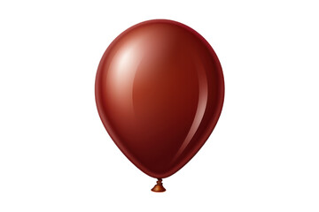 red balloon isolated on transparent background