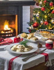 Christmas Eve Dinner - Barszcz - Pierogi - Uszka - Polish Tradition - Wigilia