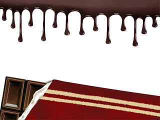 チョコレートのフレーム